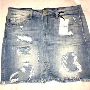 Blue jean skirt